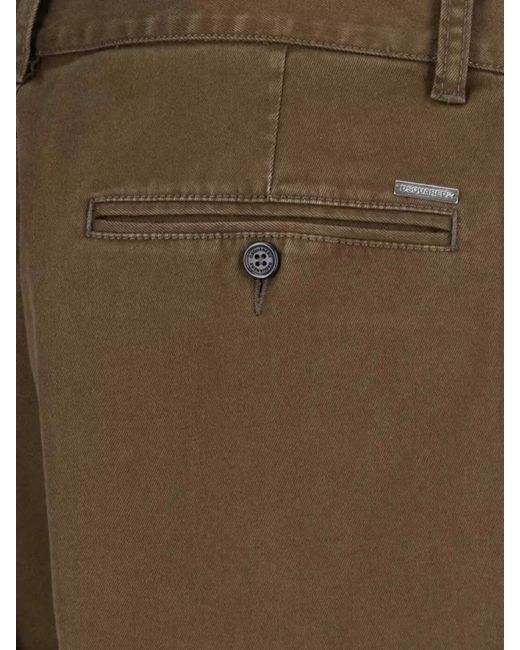 DSquared² Brown Loose Cargo Trousers for men