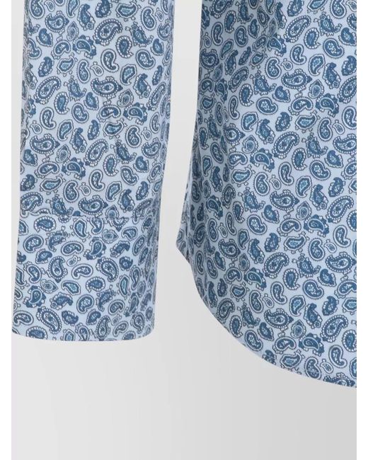 Etro Blue Roma Shirt for men