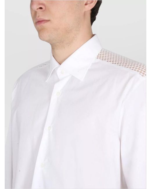 Raf Simons White Cotton Classic Shirt for men