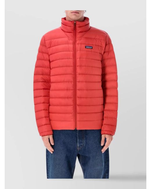 Patagonia Red Down Puffer Jacket for men