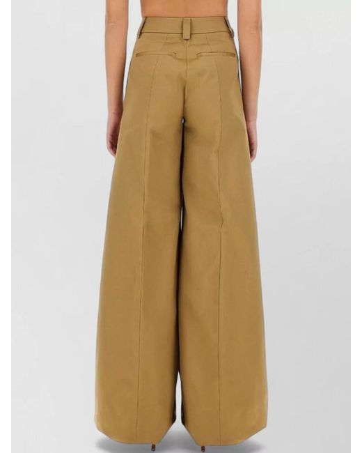 Thelatest Natural Alma High Waist Wide Leg Tailored Pants