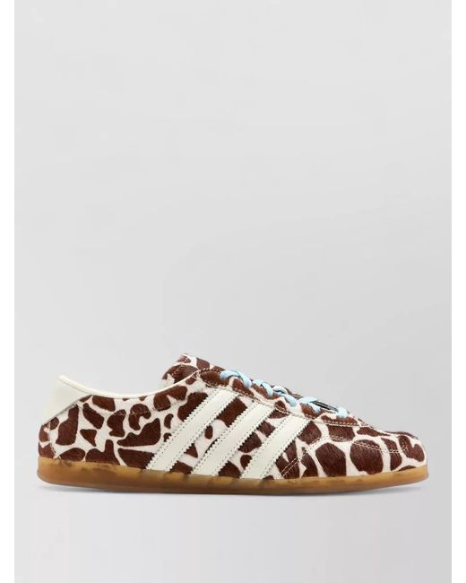 Adidas Multicolor Animal Print Low Top Lace Up Shoes