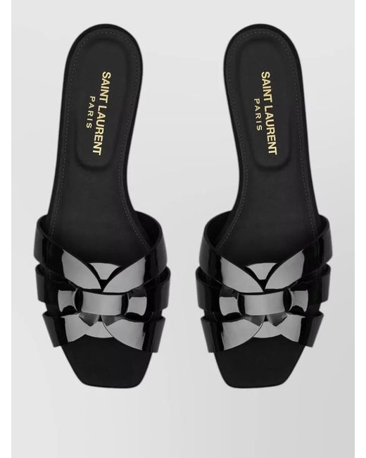 Saint Laurent Multicolor Leather Sandals