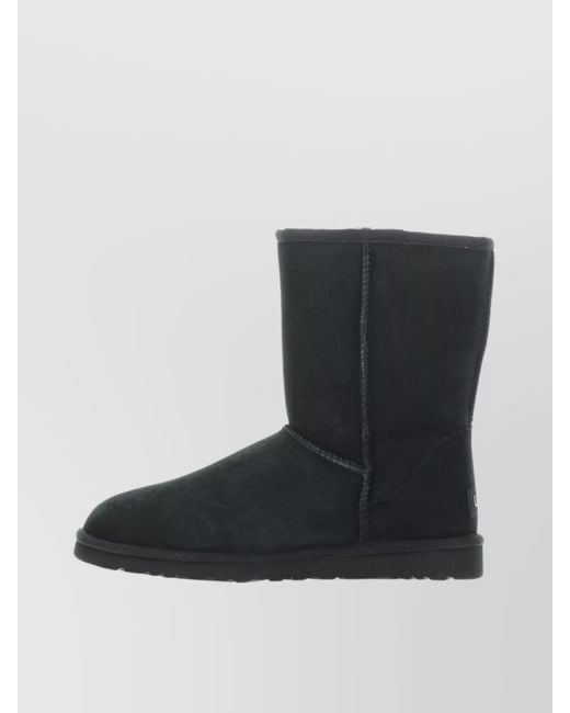 Ugg Black Short Suede Flat Sole Boots for men