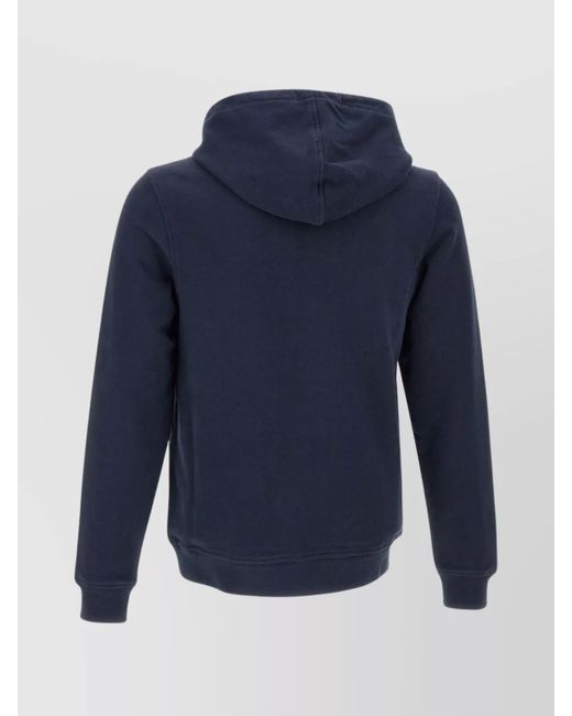 Belstaff Blue Cotton Hoodie for men