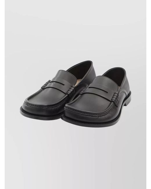 Loewe Multicolor Leather Campo Flap Back Loafers for men