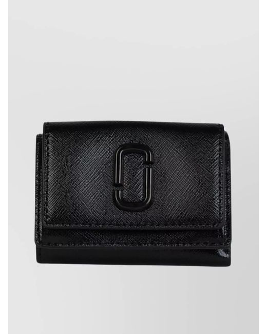 Marc Jacobs Black 'Snapshot Utility' Mini Wallet Leather