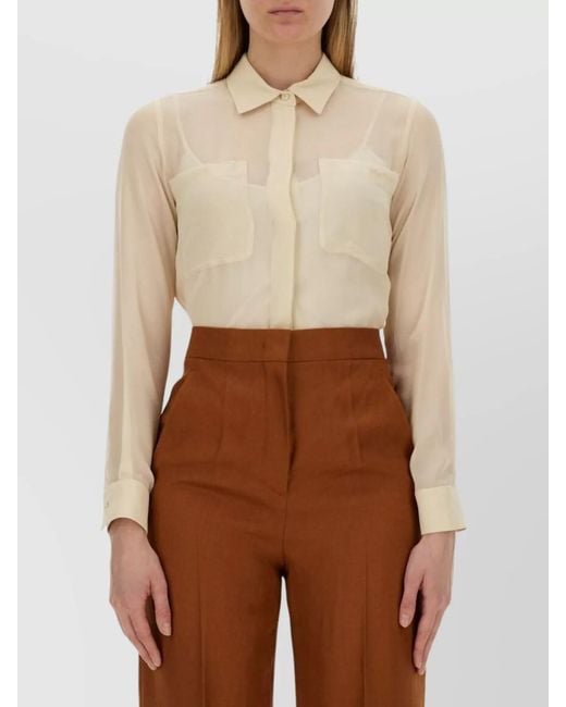Max Mara Natural Silk Slim-Fit Shirt