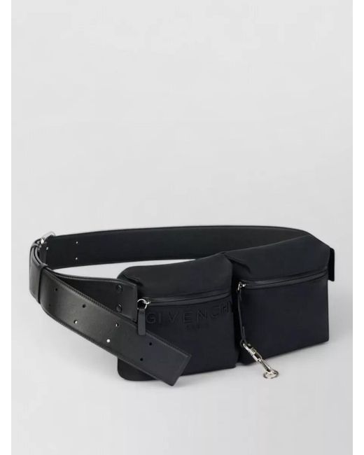 Givenchy Black Nylon Belt Bag for men