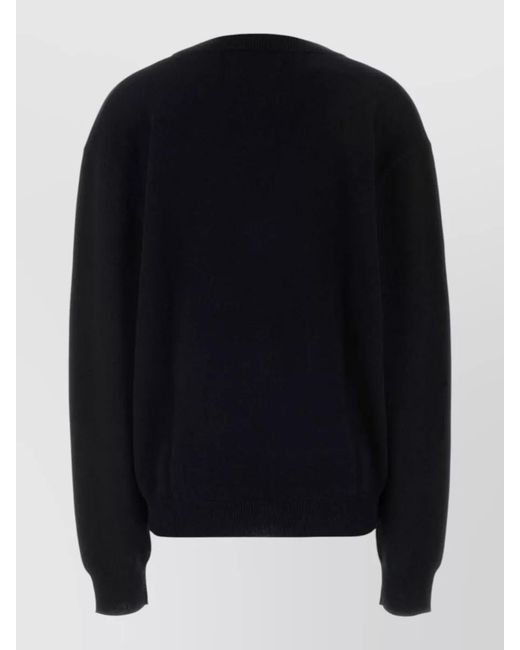 Extreme Cashmere Black Cashmere V Neck Sweater Number 492