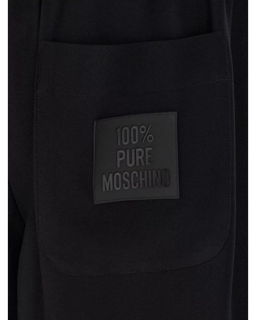 Moschino Black Bermuda Shorts for men