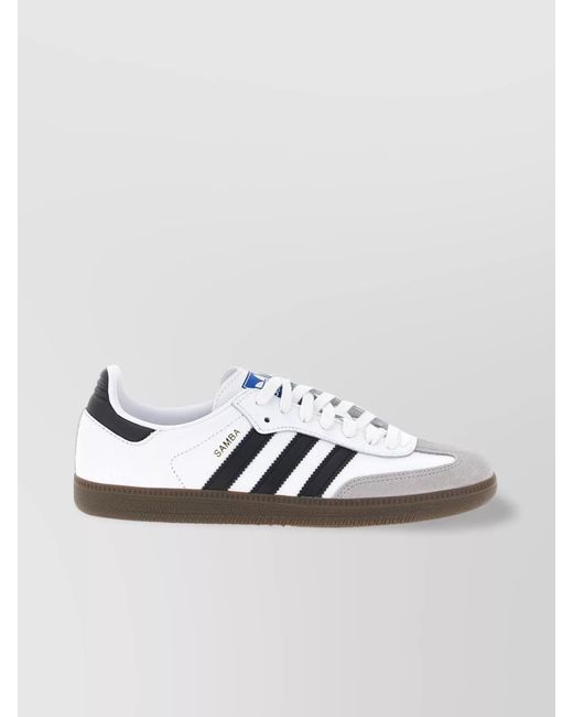 Adidas Originals Metallic Low-Top Sneakers With Contrast Panels And Rubber Sole for men