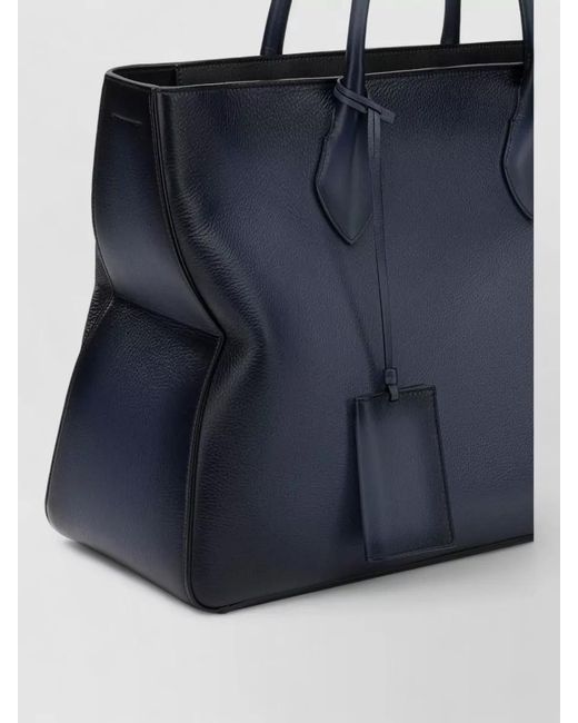 Ferragamo Blue Leather Shoulder Bag