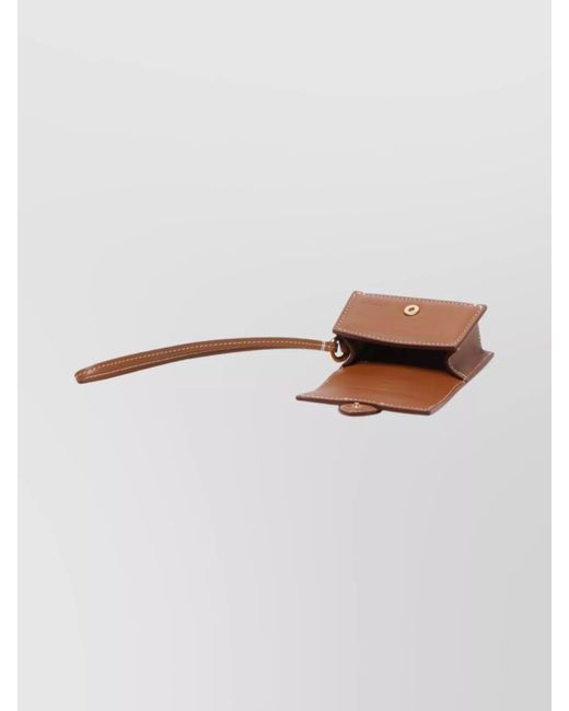 Jacquemus Brown Le Bambino Leather Clutch Bag