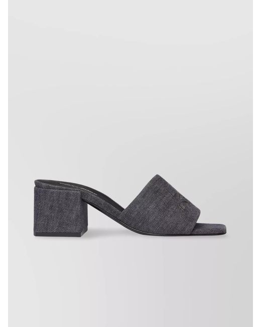 Courreges Multicolor Block Heel Sandals