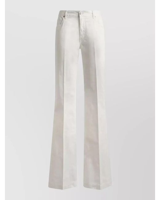 Etro White Denim Flared Jeans