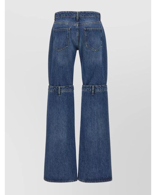 Coperni Blue Denim Wide-Leg Trousers