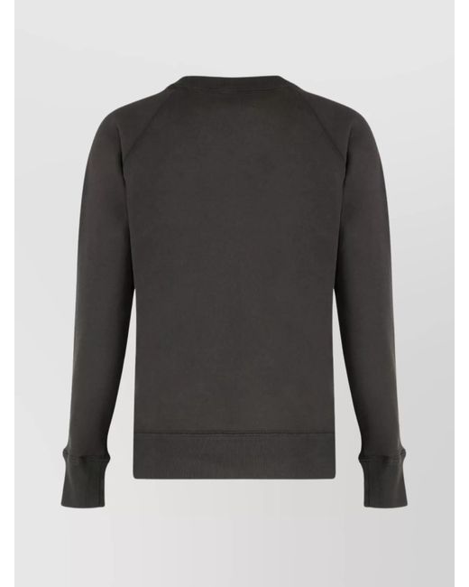 Isabel Marant Black Logo Sweatshirt Featuring Raglan Sleeves