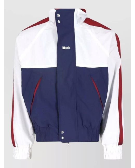 Rhude Blue Puffer Jacket for men