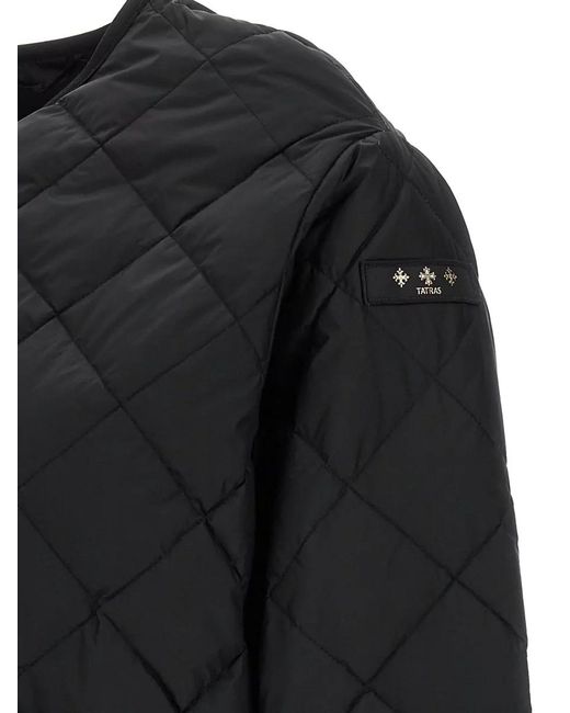 Tatras Black Larissa Down Jacket Long Sleeves Pockets