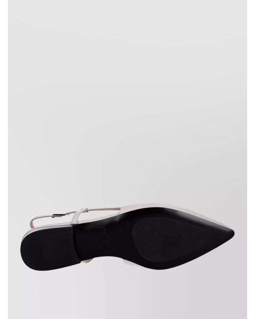 Furla Multicolor Ballerina Slingback Flat Shoe Pointed Toe