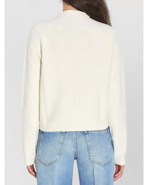 Gucci Blue Cashmere Wool Ribbed Long-Sleeve Cardigan
