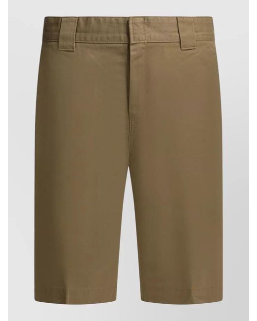 Carhartt Green Utility Chino Shorts for men