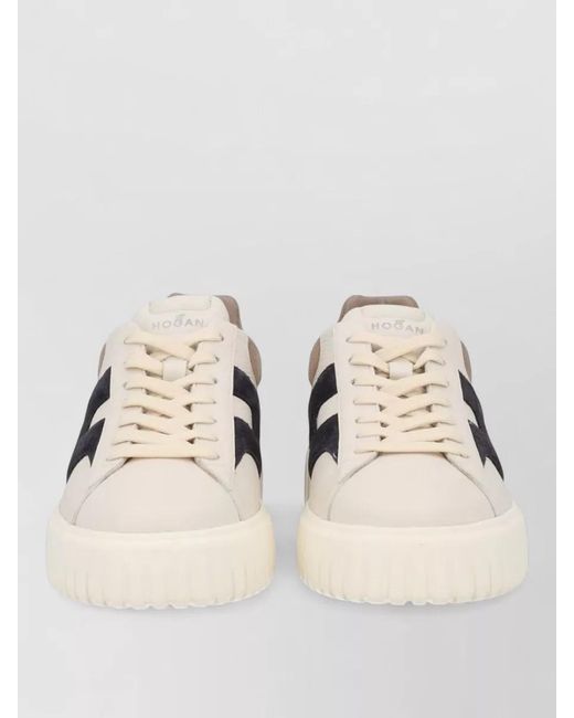Hogan Natural Leather Low-Top Sneakers for men