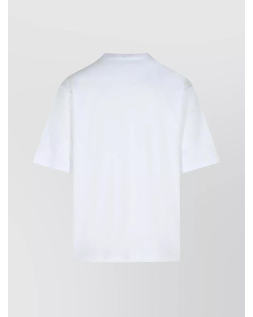 DSquared² White Loose Fit Cotton T-Shirt for men