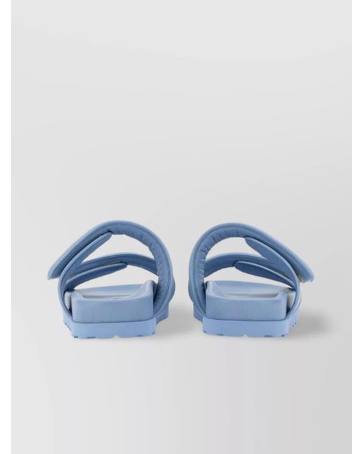 Gia Borghini Blue Leather Sandals
