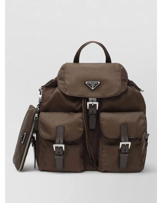 Prada Brown Na Backpack