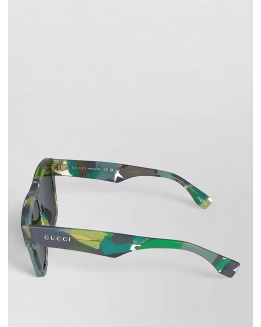 Gucci Green Sunglasses Gg1623S 001 Square Frame for men