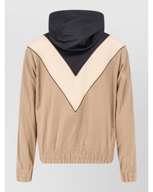 Valentino Blue Hooded Windbreaker Jacket for men
