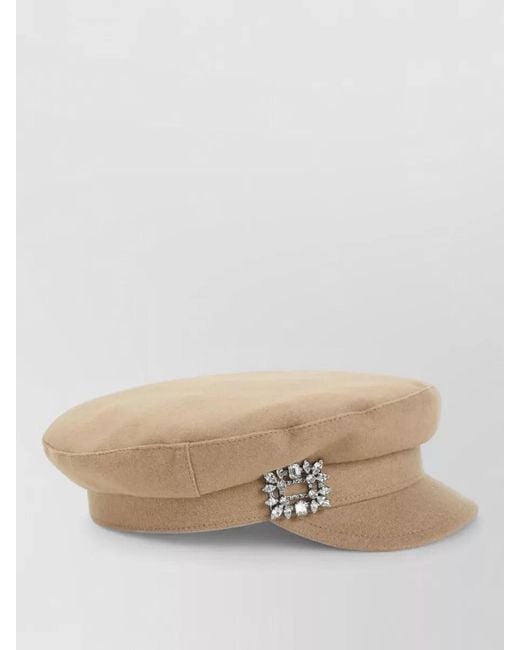 Roger Vivier Natural Wool Sailor Hat
