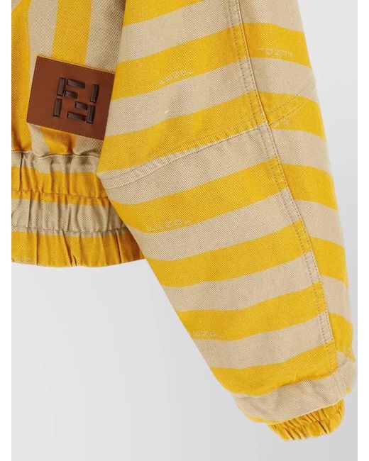 Fendi Yellow Bomber Jackets
