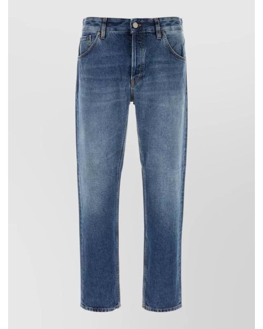 PT Torino Blue Denim Jeans Faded Effect Belt Loops for men