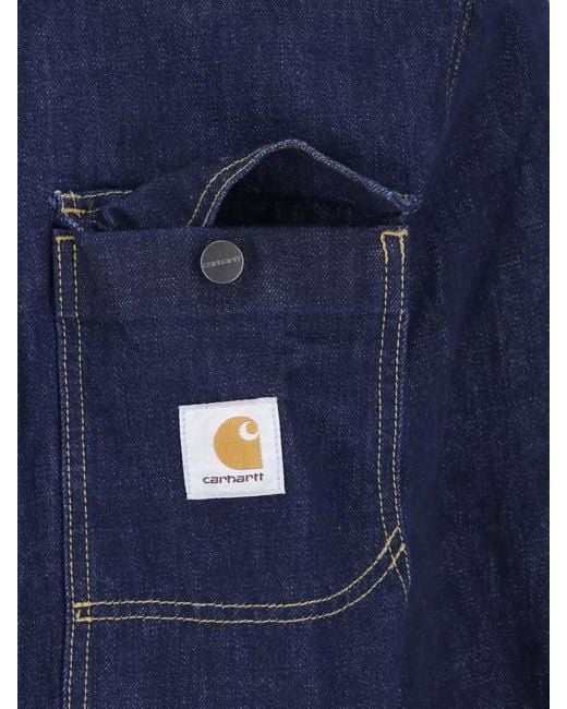 Carhartt Blue Denim Jeans for men