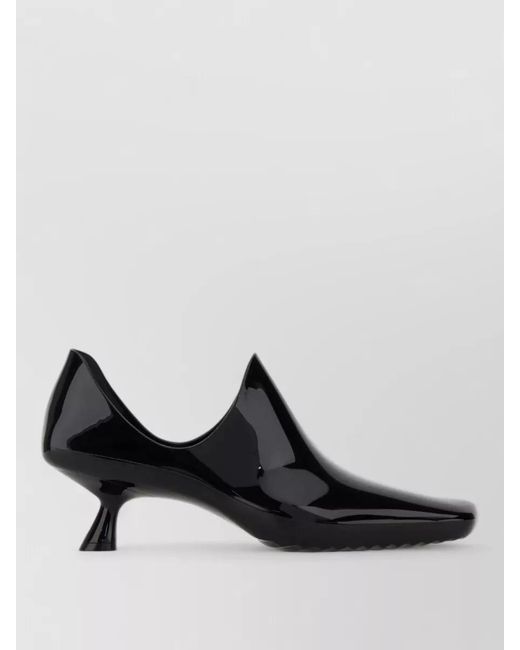 Loewe Black Emily Pvc Pumps Sculpted Heel Glossy