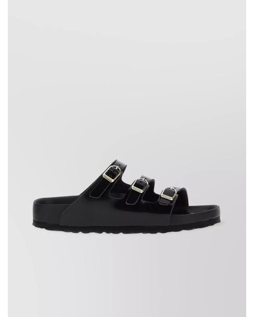Birkenstock Black Patent Leather Sandals