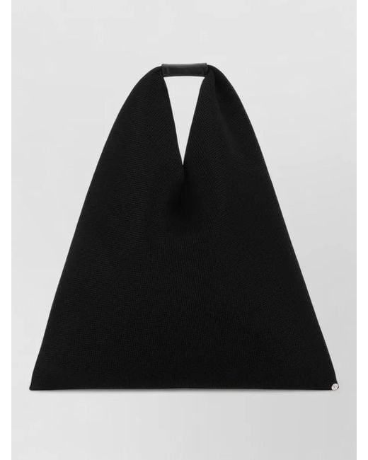MM6 by Maison Margiela Black Japanese Medium Shoulder Bag