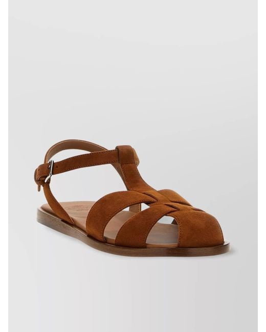 Church's Brown Leather Odyssey Sandals