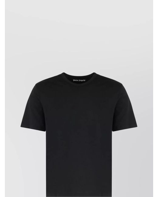Palm Angels Black Set Of Three Cotton Short-Sleeve T-Shirts for men