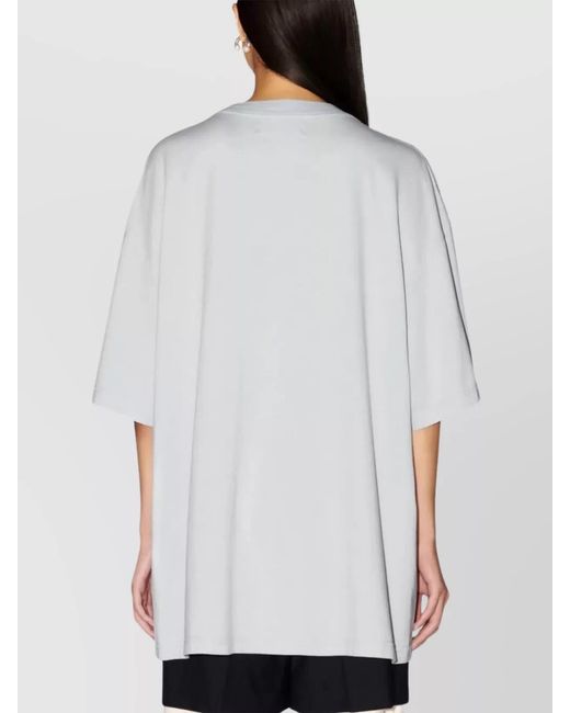 Ambush White Cotton T-Shirt for men