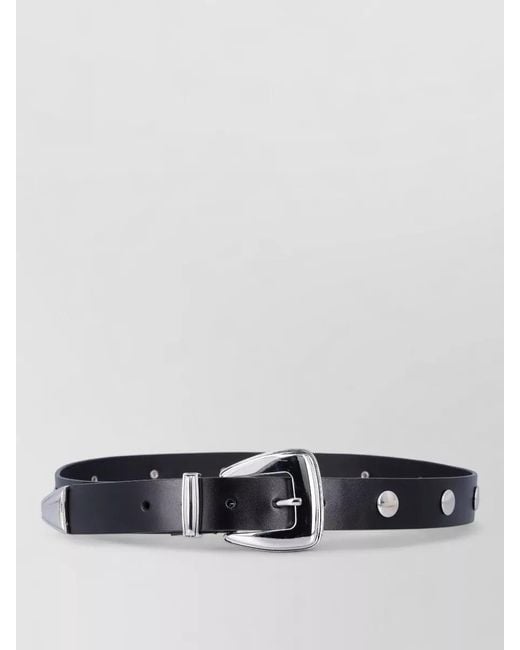 Frankie Shop Multicolor Leather Studded Belt