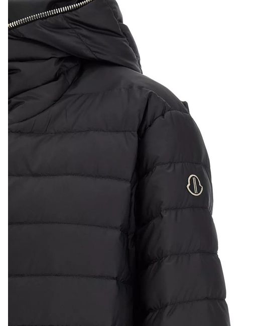 Rick Owens Black Moncler + 'Ziplock' Down Jacket for men