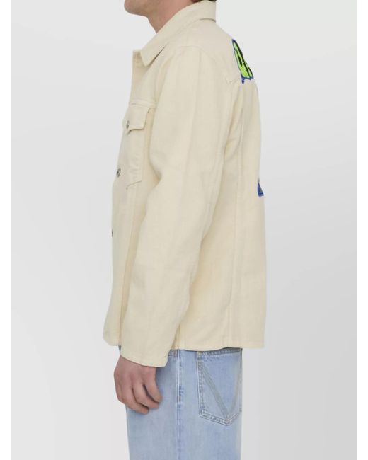 Off-White c/o Virgil Abloh Natural Off Vars Hammer Shirt for men