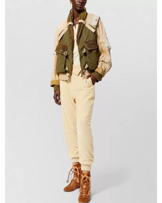 Isabel Marant Multicolor Cropped Denim Jacket