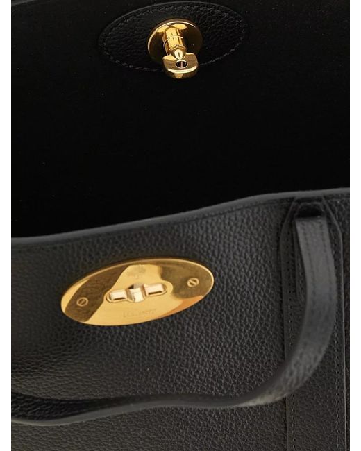 Mulberry Black Bayswater Mini Shoulder Bag Adjustable Strap