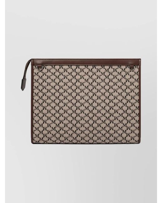 Max Mara White Clutch Bag