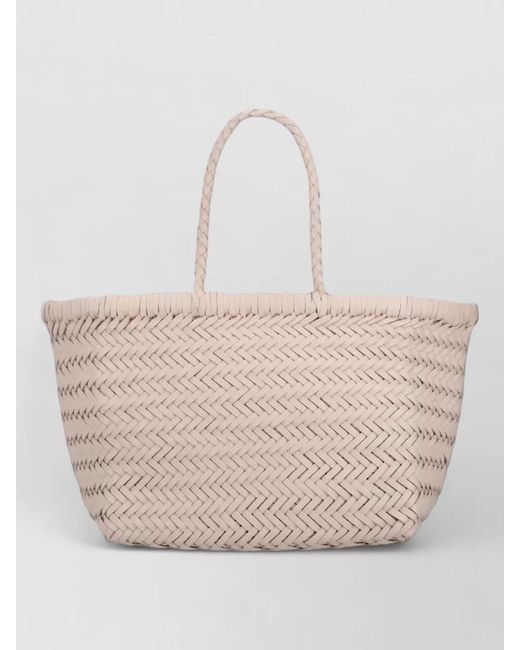 Dragon Diffusion Natural Woven Beach Bag Braided Handle Tote